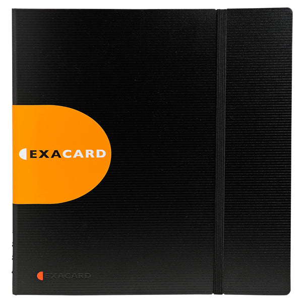 EXACOMPTA - 75234E - Portabiglietti da visita Exacard - 320 posti - 26,5x25 cm - nero - Exacompta