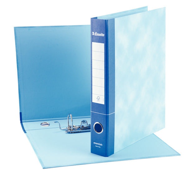ESSELTE - 390774050 - Registratore Essentials G74 - dorso 5 cm - protocollo 23x33 cm - blu - Esselte