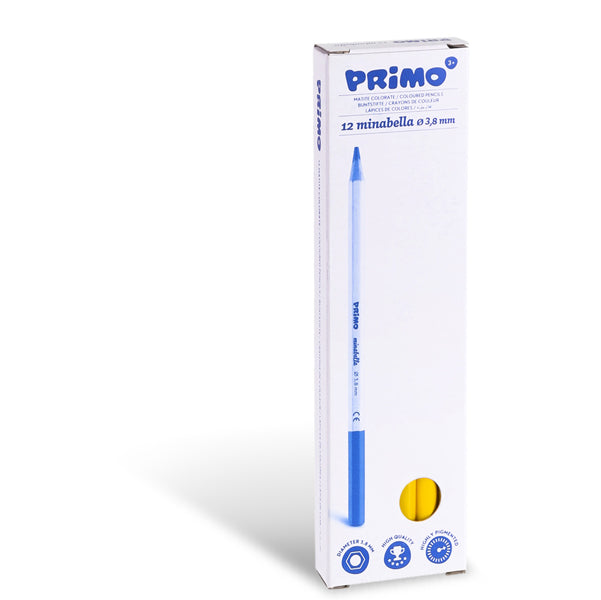 PRIMO - MOROCOLOR - 5223MBS220 - Matita colorata Minabella - diametro 3,8 mm - giallo oro - Primo