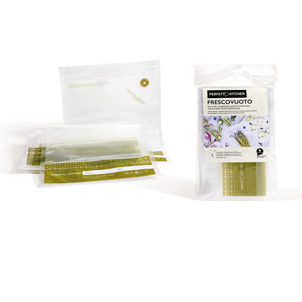 PERFETTO - 29004 - Buste FrescoVuoto large - 25x34 cm - verde - PPL - Perfetto - conf. 6 pezzi