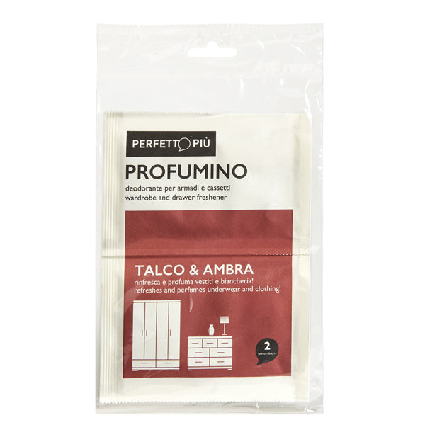 PERFETTO - 17902 - Profumino Talco Ambra - Perfetto - conf. 2 buste