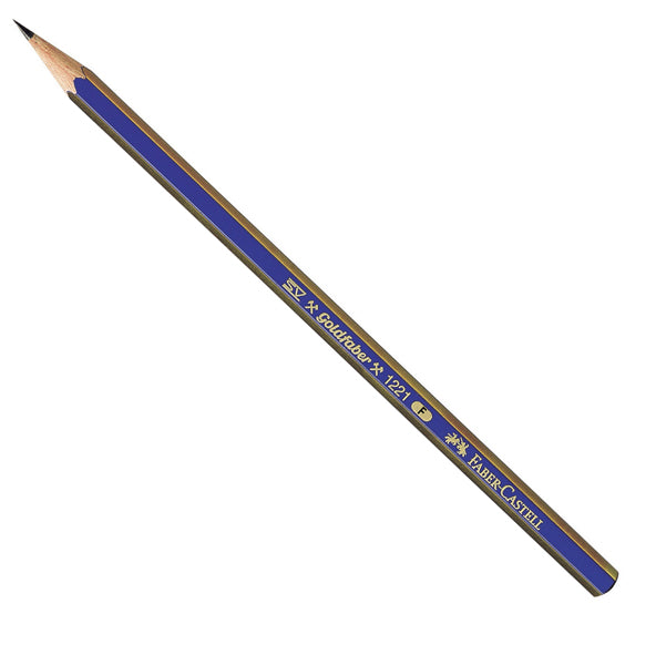 FABER-CASTELL - 112510 - Matita in grafite Goldfaber 1221 - esagonale - gradazione F - Faber Castell