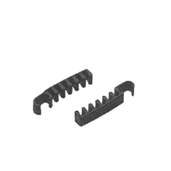 Unisit - ACCAG315R - Coppia ganci di unione per sedute serie Dado - regolabile - nero - Unisit