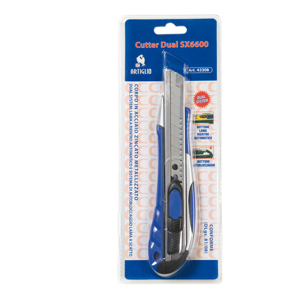 ITERNET - 4320B - Cutter Dual System SX 6600 - larghezza lama 18 mm - Artiglio