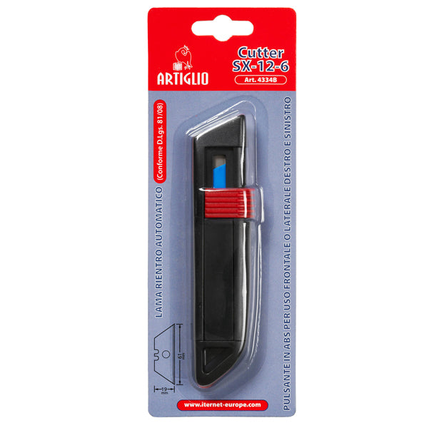 ITERNET - 4334B - Cutter SX 12 6 - lama a rientro automatico - Artiglio