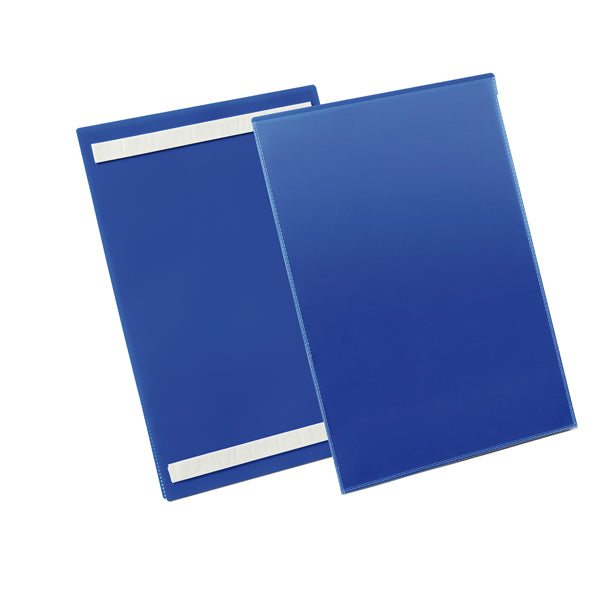 DURABLE - 1797-07 - Buste identificative - con bande adesive - A4 verticale - blu - Durable - conf. 50 pezzi