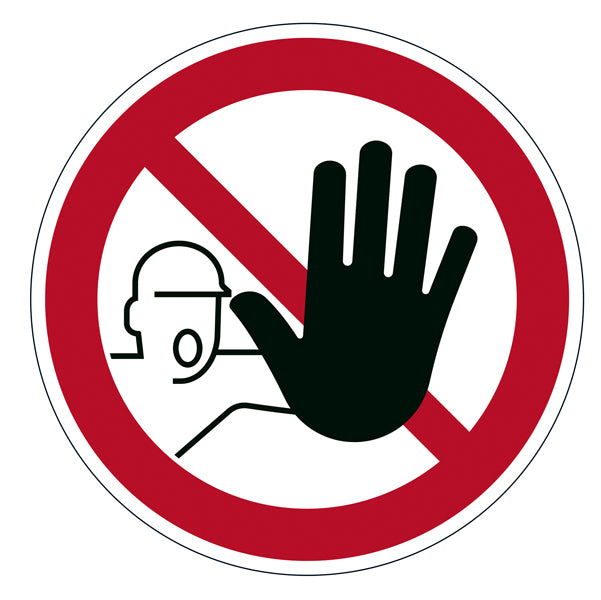 DURABLE - 1730-03 - Pittogramma adesivo - da terra - ''Accesso vietato'' - diametro 43 cm - Durable