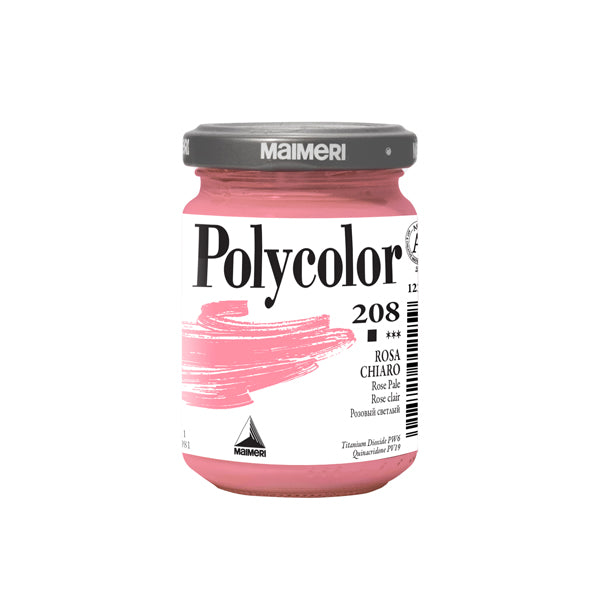 MAIMERI - M1220208 - Colore vinilico Polycolor - 140 ml - rosa chiaro - Maimeri