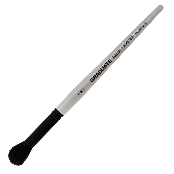 DALER ROWNEY - D212188050 - Pennello pelo di capra scuro Graduate - bombasino - manico corto - n. 1-2 - Daler Rowney