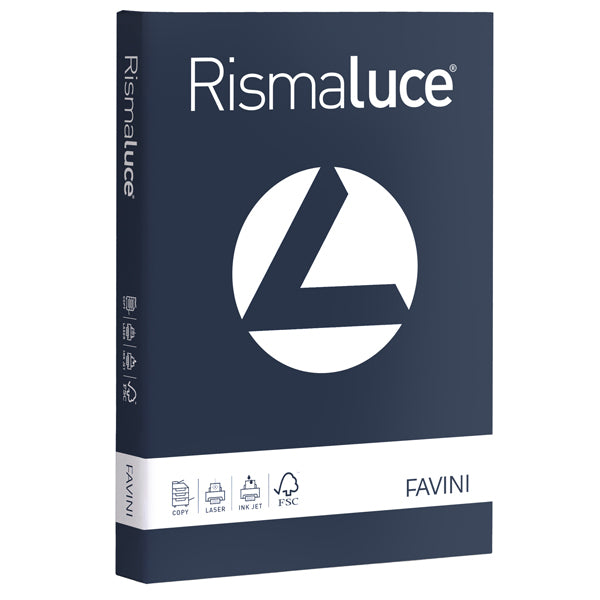 FAVINI - A672114 - Carta Rismaluce - A4 - 200 gr - blu cobalto 66 - Favini - conf. 125 fogli