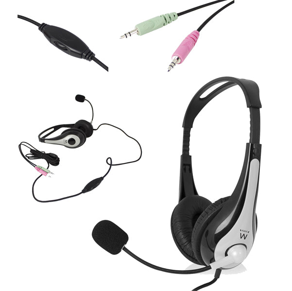 Ewent - 486621877 - Cuffie con microfono EW3562 - Eminent Ewent