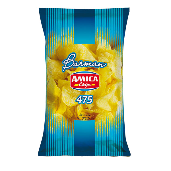 Amica Chips - AMBPC4 - Patatina classica - 475 gr - Amica Chips