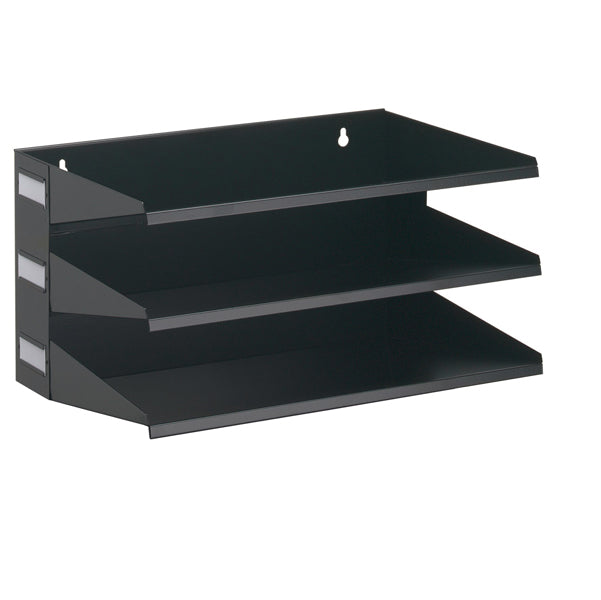 DURABLE - 3359-01 - Portadocumenti Sorter Rack - 36 x 20,5 x 25 cm - 3 scomparti - nero - Durable