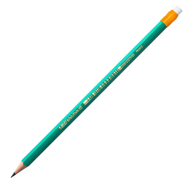 BIC - 8803323 - Matite ECOsolutions Evolution Graphite - 655 HB - con gommino - Bic - scatola da 12 pezzi
