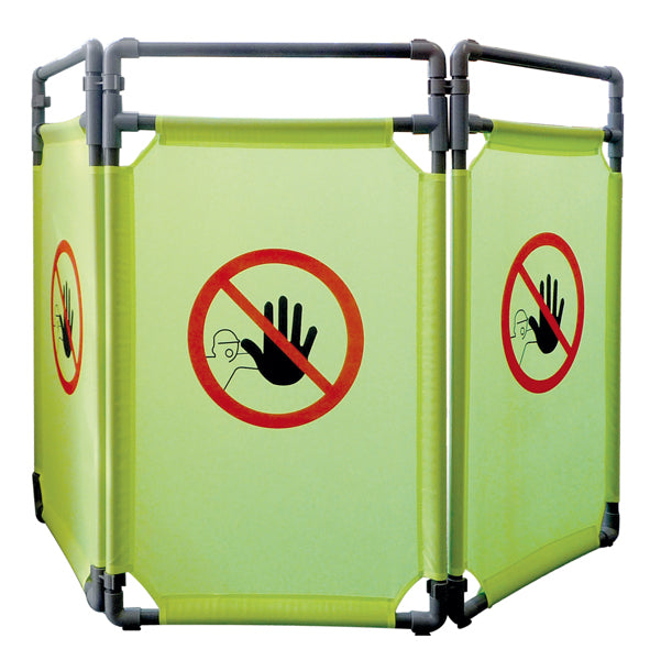 CARTELLI SEGNALATORI - BARV170 - Barriera per interni - NO ENTRY - 3 pannelli - PE - 170 x 100 cm