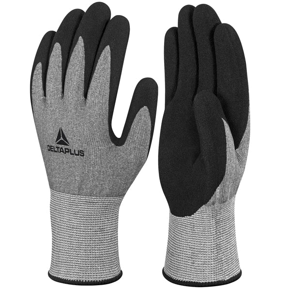 DELTAPLUS - VECUTF01NO10 - Guanti Venicut F Xtrem Cut - antitaglio - taglia 10 - grigio-nero - Deltaplus