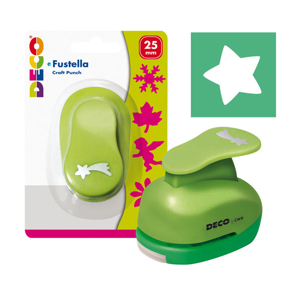 DECO - 04826 - Fustella - motivo stella - dim. sagoma 25 mm - Deco
