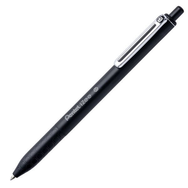 PENTEL - BX467-A - Penna a sfera a scatto iZee - punta 0,7 mm - nero - Pentel