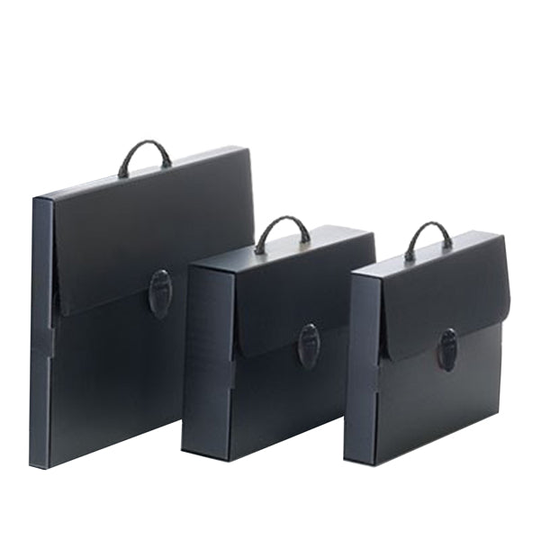 BALMAR 2000 - 100501063 - Valigetta Polionda Every Line Total Black - 27x37,5 cm - dorso 5 cm - Balmar 2000