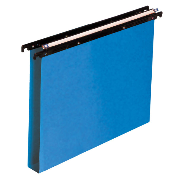 BERTESI - 500-395 3-A3 - Cartella sospesa Cartesio PP - cassetto - PPL - interasse 39 cm - fondo U - 37x25 cm - blu - Bertesi