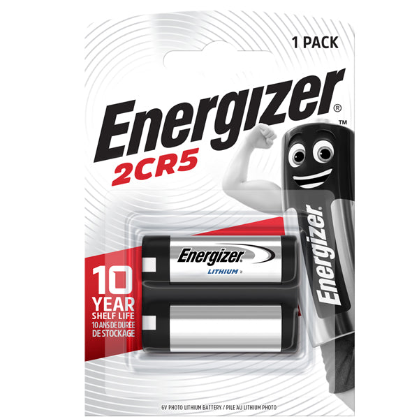 Energizer - E301029300 - Pila 2CR5 Photo Lithium - 6V - Energizer specialistiche - conf. 1 pezzo - 89504 - Conf. da 1 Pz.