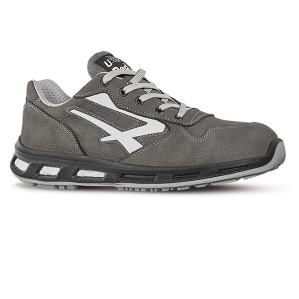 U-Power - RL20023-47 - Calzatura di sicurezza Kick S3 - pelle nabuk naturale - taglia 47 - grigio - U-Power