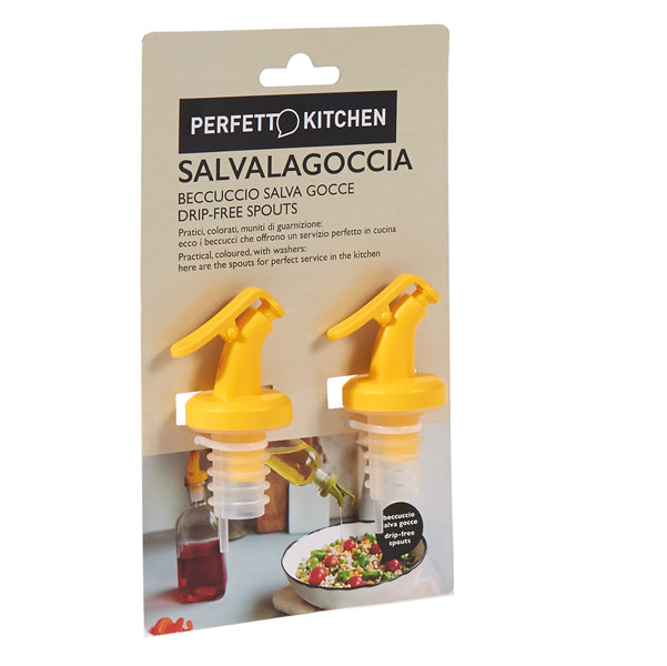 PERFETTO - 29012 - Tappi olio-aceto salvagoccia - Perfetto - set 2 pezzi