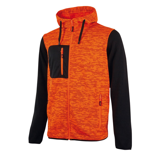 U-Power - EY174OF-XL - Felpa da lavoro Rainbow - taglia XL - arancione fluo - U-Power
