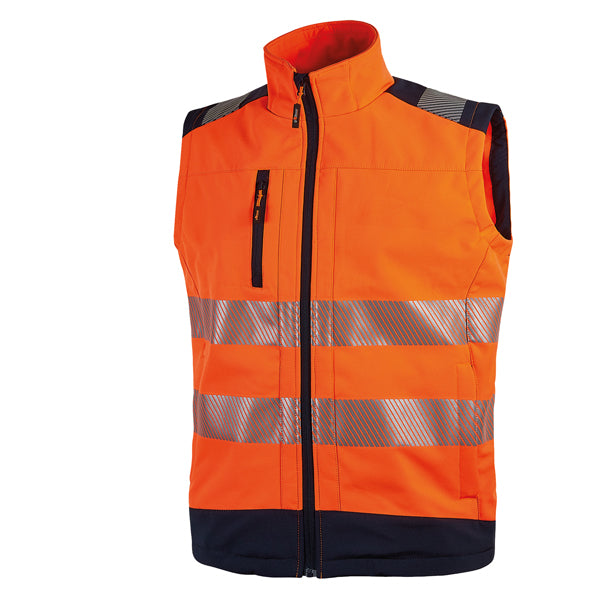 U-Power - HL173OF-XL - Gilet alta visibiltA' Softshell Dany - arancio fluo - taglia XL - U-Power