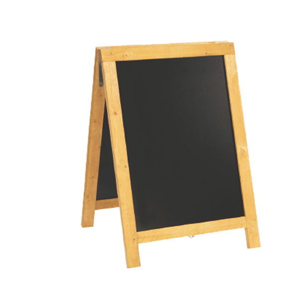 SECURIT - SBD-N-85 - Lavagna Sandwich Nature - 85 x 54,5 x 44 cm - legno naturale - Securit