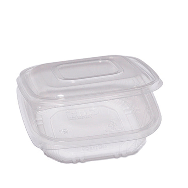 Cuki Professional - 48411052 - Contenitori in PP - con coperchio incernierato - 15,5 x 15,5 x 3,7 cm - Cuki Professional - pack 50 pezzi