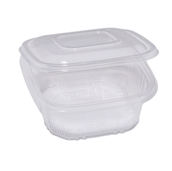 Cuki Professional - 48411072 - Contenitori in PP - con coperchio incernierato - 15,5 x 15,5 x 5,7 cm - Cuki Professional - pack 50 pezzi