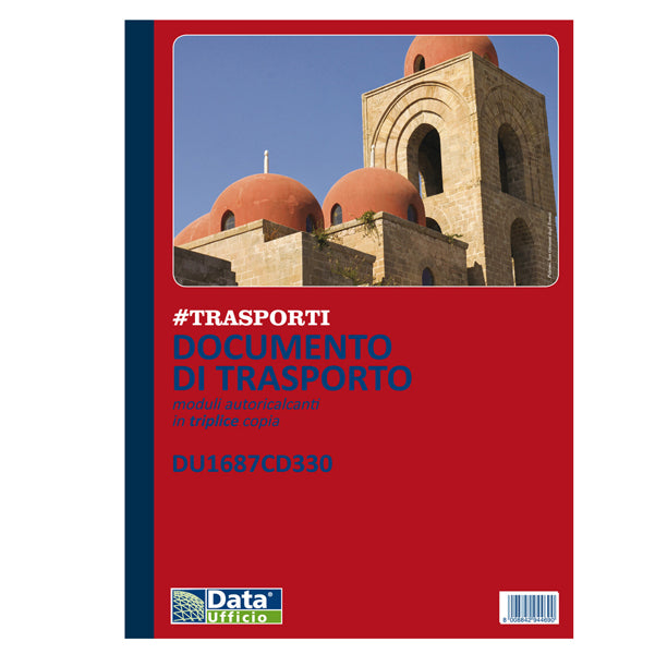 DATA UFFICIO - DU1687CD330 - Blocco DDT - 33-33-33 copie autoric. - 29,7 x 21,5 cm - DU1687CD330 - Data Ufficio