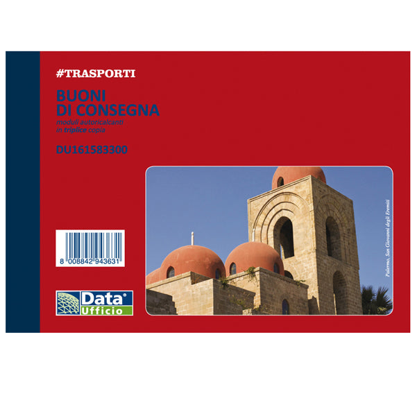 DATA UFFICIO - DU161583300 - Blocco buoni di consegna - 33-33-33 copie autoric. - 11,5 x 16,5 cm - DU161583300 - Data Ufficio