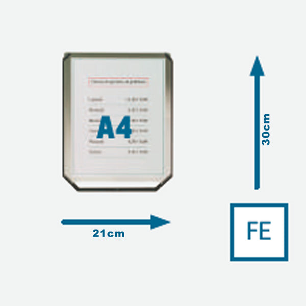 STILCASA - 605V - Display verticale A4 per colonnine 600 G - Stilcasa