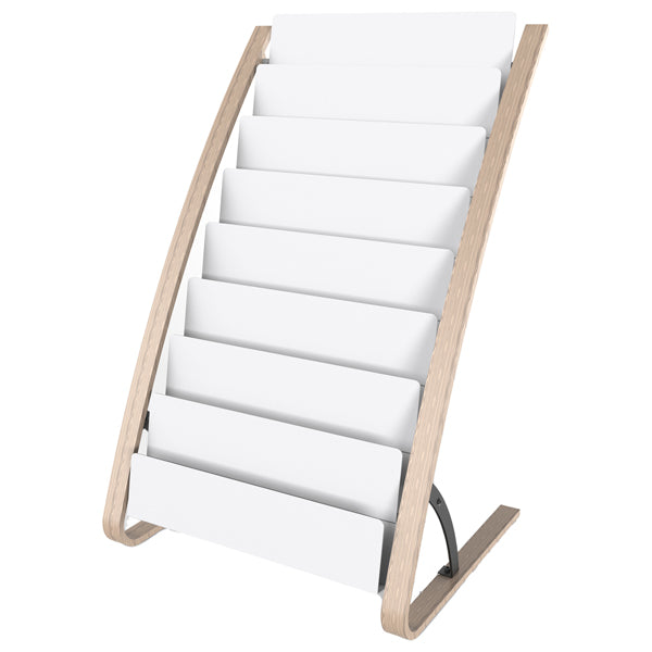 ALBA - DDEXPO8W BC - Portariviste da terra - 58 x 50 x 93 cm - 8 x 2 tasche - Alba
