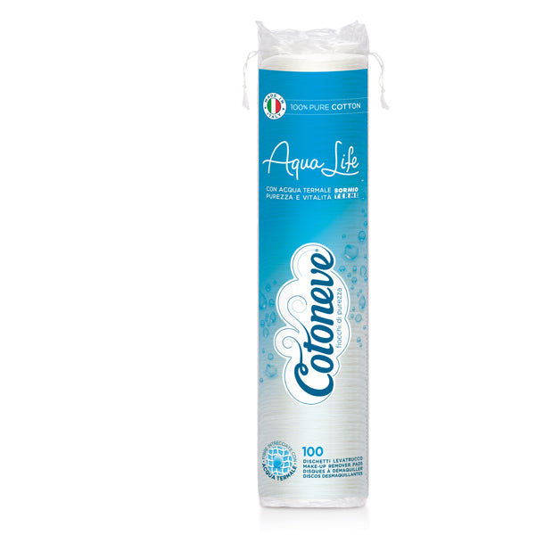 COTONEVE - 412CV - Dischetti levatrucco in cotone - Cotoneve - busta da 100 pezzi