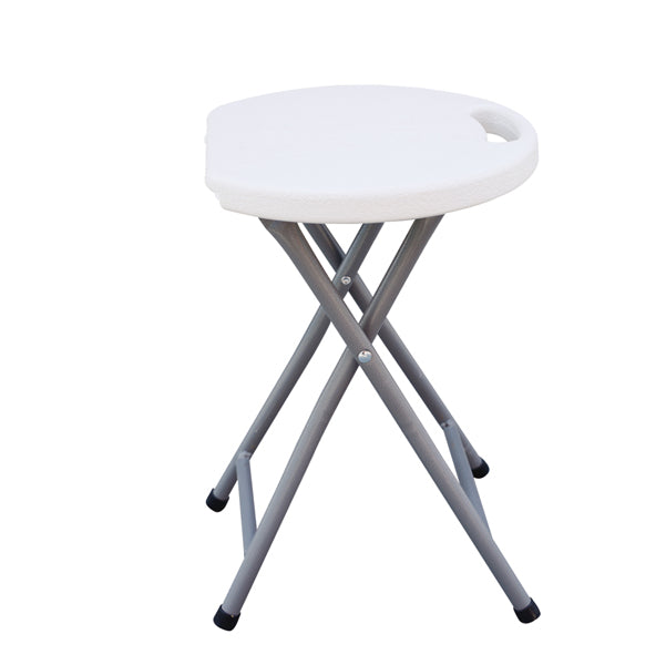 Garden Friend - S1714187 - Sgabello Horeca - pieghevole - 44 x 30 x 30 cm - HDPE - bianco - Garden Friend