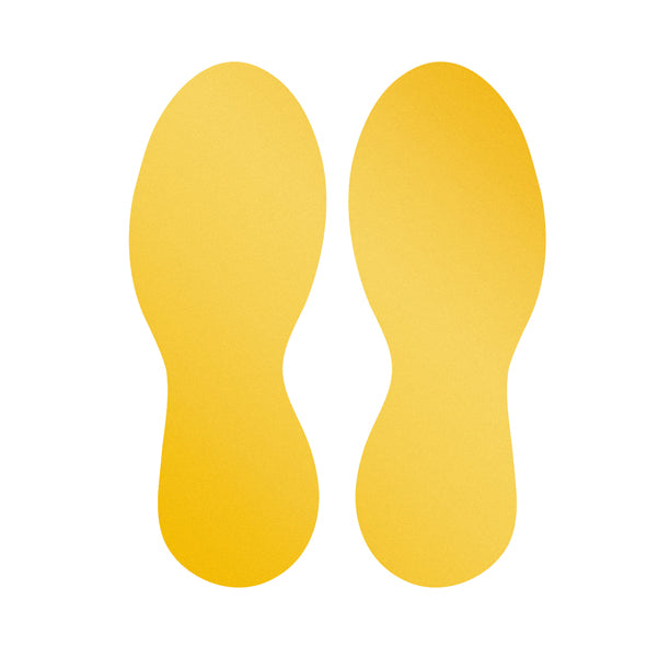 DURABLE - 1047-04 - Adesivo da terra - ''orme'' - 9 x 0,02 x 24 cm - Durable - conf. 10 pezzi