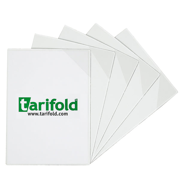 TARIFOLD - B194690 - Tasca a L - con retro magnetico - A4 - trasparente - Tarifold - conf. 5 pezzi