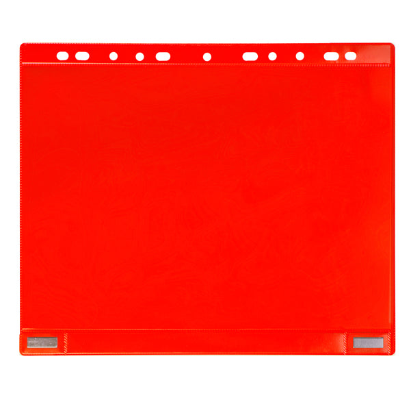 TARIFOLD - B181123 - Buste forate - per supporti magnetici ad anelli - A4 - rosso - Tarifold - conf. 5 pezzi