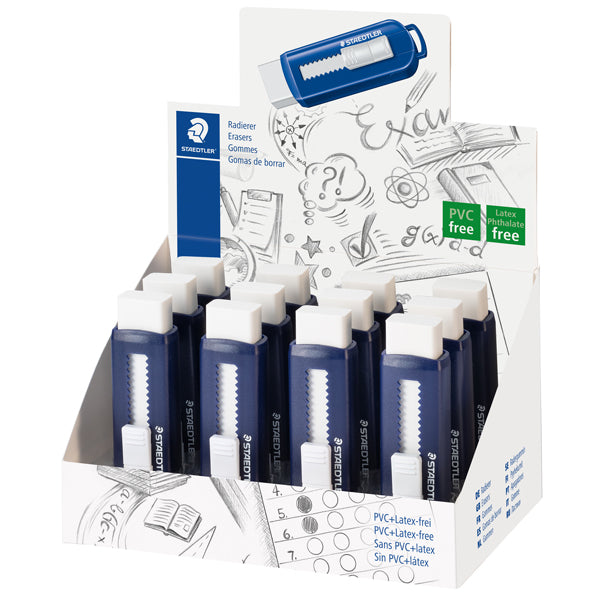 STAEDTLER - 525 PS1 - Gomma a scorrimento Eraser - involucro blu - Staedtler