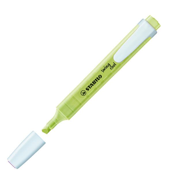 STABILO - 275-133-8 - Evidenziatore Swing Cool Pastel - punta a scalpello - tratto 1 - 4 mm - lime 133 - Stabilo