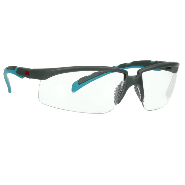 3M - 7100208751 - Occhiali di sicurezza Solus 2000 - lenti trasparenti antigraffio - blu - 3M