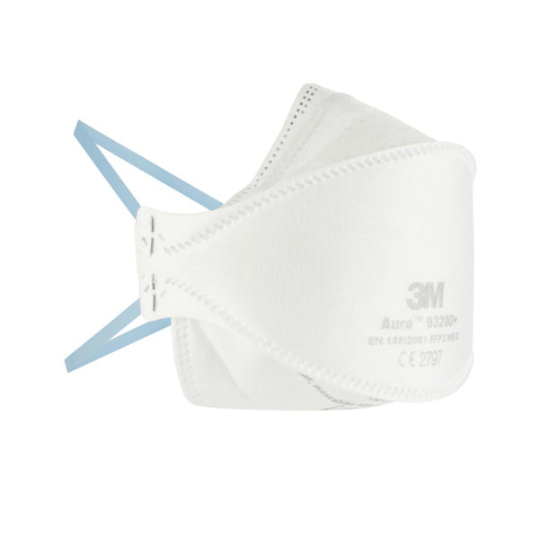 3M - 7100252554 - Mascherina Aura 9320+ FFP2 - senza valvola - monouso - 3M - conf. 5 pezzi