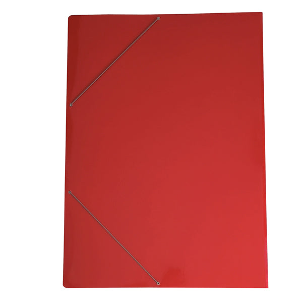 CART. GARDA - CG0071LDXXXAE02 - Cartella con elastico 71LD - cartoncino plast. - 70 x 100 cm - rosso - Cart. Garda