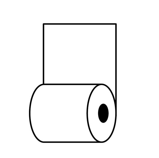 Rotolificio Pugliese - TER786 - Rotolo per distributori self service - carta termica BPA free - 59,5 mm x 120 mt - 55 g-m2 - diametro esterno 95 mm - anima 12 mm - Rotolificio Pugliese