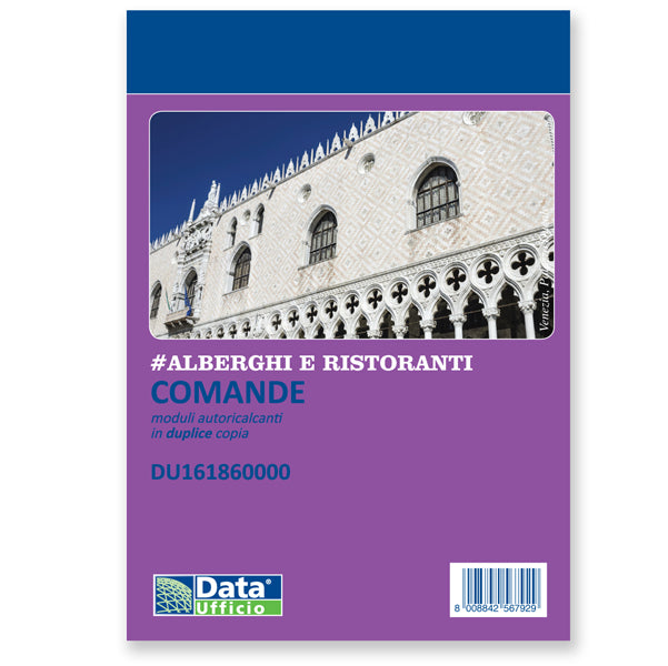DATA UFFICIO - DU161860000 - Blocco commande - 25-2 copie autoricalcanti - 16,8 x 10 cm - DU161860000 - Data Ufficio
