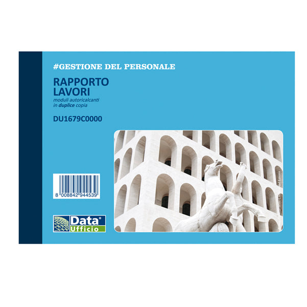 DATA UFFICIO - DU1679C0000 - Blocco rapporto lavori - 50-2 copie autoricalcanti - DU1679C0000 - Data Ufficio