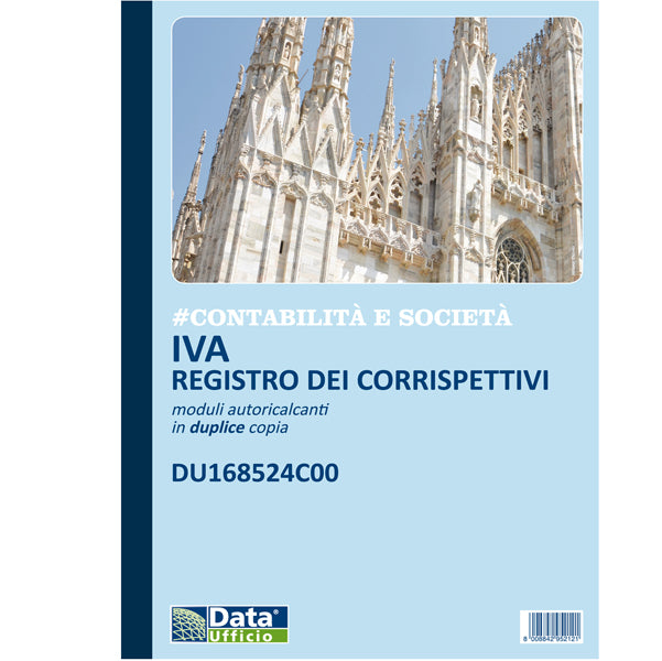 DATA UFFICIO - DU168524C00 - Registro corrispettivi mensili - 24-2 autoricalcante - DU168524C00 - Data Ufficio